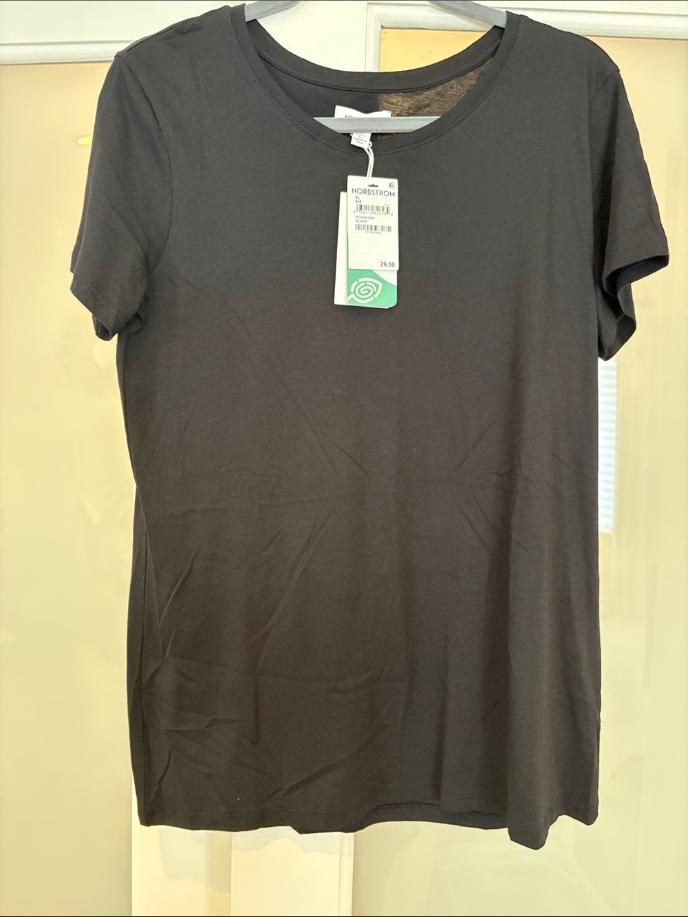 Nordstrom Women’s Black Short Sleeve Crew Tee